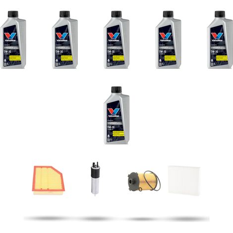 Kit tagliando 4 FILTRI e 6L OLIO compatibile con Volvo V40 II V40 Cross Country Dal 2.0 D2 88kw 2015 (1/5)