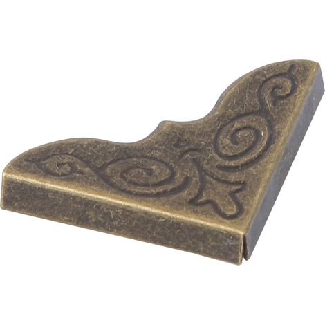 50 protections d'angle décoratives pour boîtes à bijoux, étuis en bois, pieds de style antique (1/5)