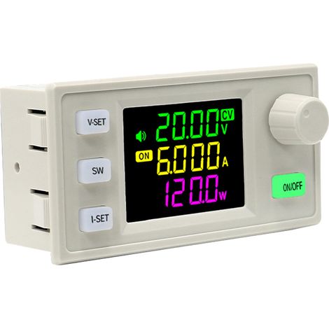 Convertisseur DC-DC Toivize SK120X Alimentation réglable 0-36V 6A Buck solaire numérique CV/CC (1/3)