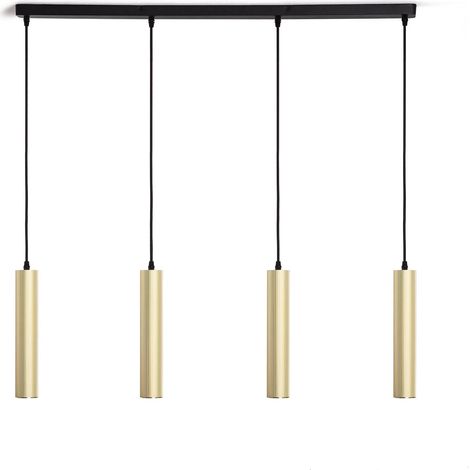 Pendelleuchte Aluminium Aritz 4 Strahler Gold (1/5)
