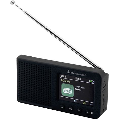 SOUNDMASTER Radio DAB+/FM-PLL, DAB175SW, noir (1/2)