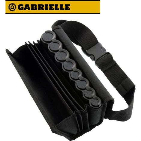 GABRIELLE Organiseur euro portable, sac ceinture à suspendre, fermeture rabattable - idéal pour le secteur du transport (chauffeurs-livreurs, chauffeurs de bus, taxis français)