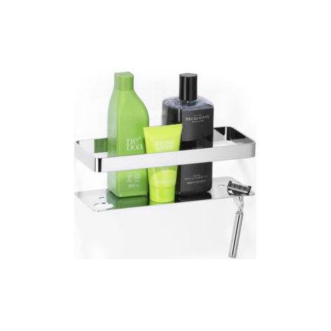 Giese Newport panier de douche 30817-02 chromé , sans raclette à verre, avec Halter pour rasoirs