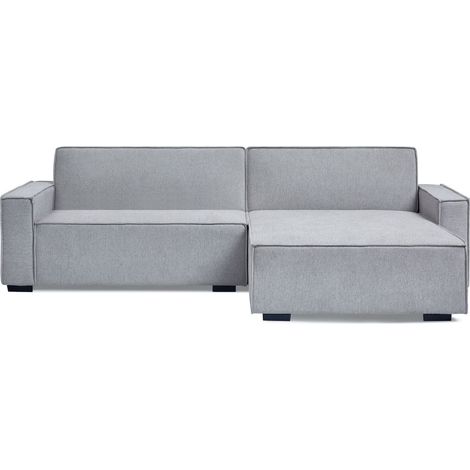 Canapé Convertible Angle Réversible "Romeo" 275cm Gris
