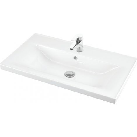 Lavabo suspendu SAVA rectangulaire 100x46x16,5 cm (1/3)