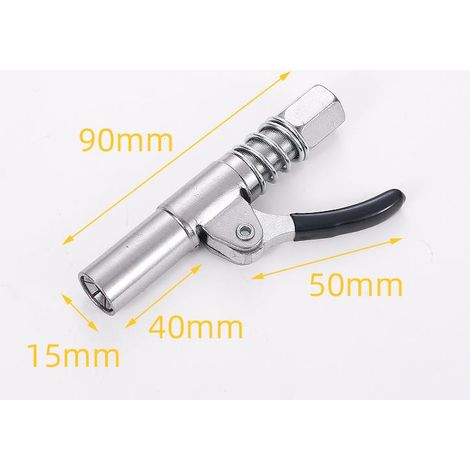 Pince de verrouillage tête de buse de graisse haute pression nouveau style tête de pistolet à graisse type boucle buse de pistolet à graisse manuel buse de graisse haute pression-type de pince de verr (1/4)