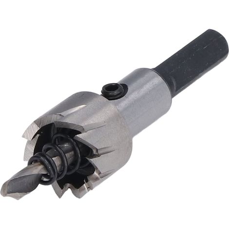 Foret pour ouverture de trou 19mm acier rapide 3 lames percage carrelage marbre mur 1 foret 1 clé hexagonale 1 ressort (1/5)
