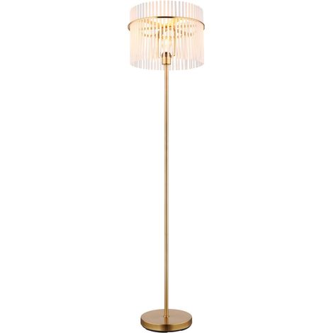 Globo - lámpara de mesa - GORLEY - dorado - vidrio - Ø 38cm - E27