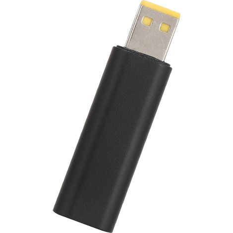 Adaptateur USB-C Mâle vers Femelle Droit Compact pour Chargeur PD 12V PC Portable Lenovo (1/5)