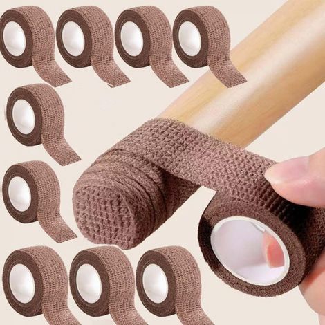 10 rolls of self-adhesive felt pads - Protection for furniture, chairs and floors - Anti-scratch and noise reduction, brown. (1/5)