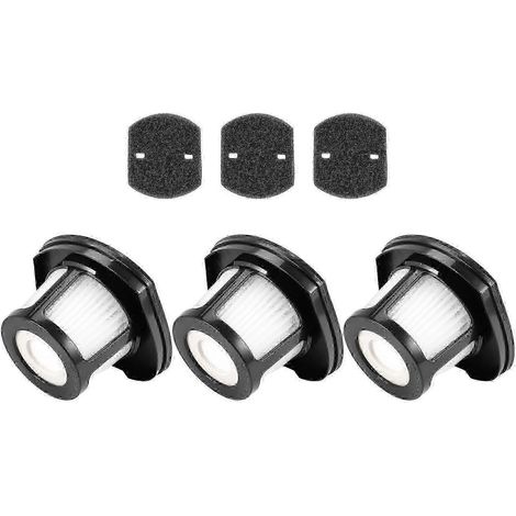 Paquete de 3 filtros para aspiradoras de mano inalámbricas Bissell 2390, 2390A y 2389 Pet Hair Eraser, número de pieza 614212 161, Happy H SZRH (1/4)