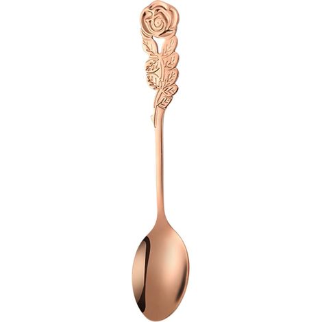 Cuillère À Café - Fourchette À Dessert - En Acier Inoxydable - Pour Cuisine Et Table - Set De 2 Pièces (1/3)