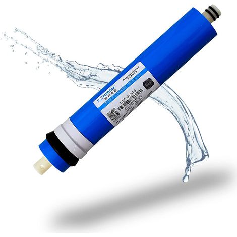 NATURE WATER PROFESSIONALS Membrana Vontron Ideale per Osmosi Inversa - 75GPD Speciale per Eliminare Sali Inorganici, Metalli Pesanti, Materia Organica e Materiali Chimici Nature Water Professionals (1/4)
