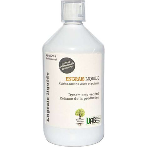Engrais Acides Aminés, formule concentrée à diluer - Agro Sens - 500 ml (250 litres de préparation)