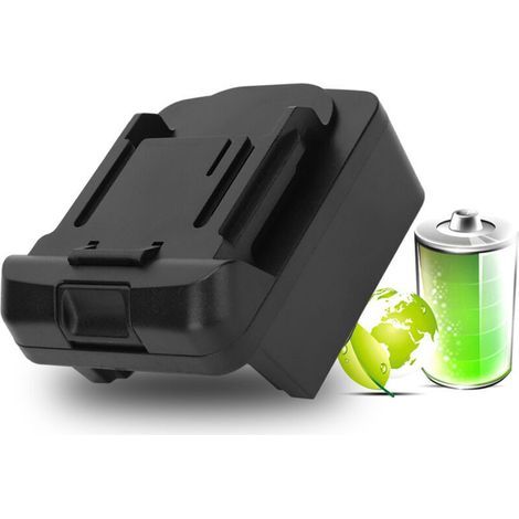 Akkuadapter, Adapter für Milwaukee M18 Li-Ion-Akku, Akku-Konverter für 18V Li-Ion-Akkus BL1830 BL1840 BL1850 BL1860 (1/5)