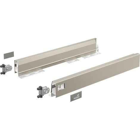 Hettich MB-Schubkastenzarge, ArciTech, 9234472, 500mm, links und rechts, champagner