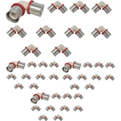 Lot de 30 Coudes Multicouches 26 PPSU (1/5)