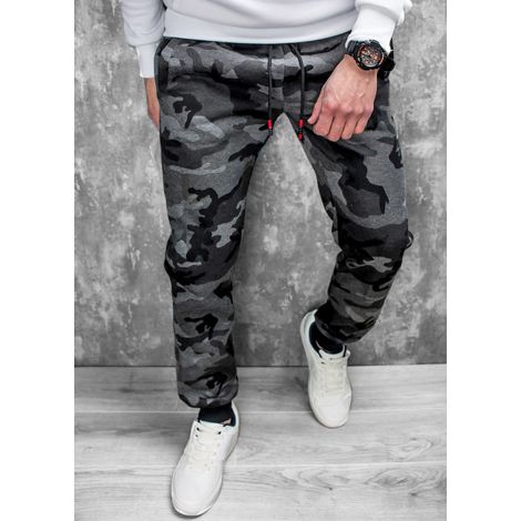 Graphit-Camouflage-Jogginghose für Herren Recea M