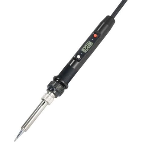 Professioneller digitaler 80-W-Lötkolben mit LCD-Anzeige und einstellbarer Temperatur, bleifrei, Mini-Lötstation, 220 V, Schwarz (1/4)