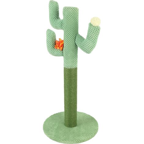 Arbre à chat à griffer en jute, design mignon, protection pour meubles, structure stable, grand griffoir pour chat d'intérieur (1/5)