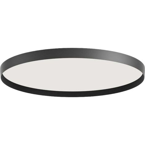 Plafonnier Acelia P/M 40W Led Dimmable Coupe De Phase Double Emission En Aluminium Noir Opale - Gealuce (1/3)
