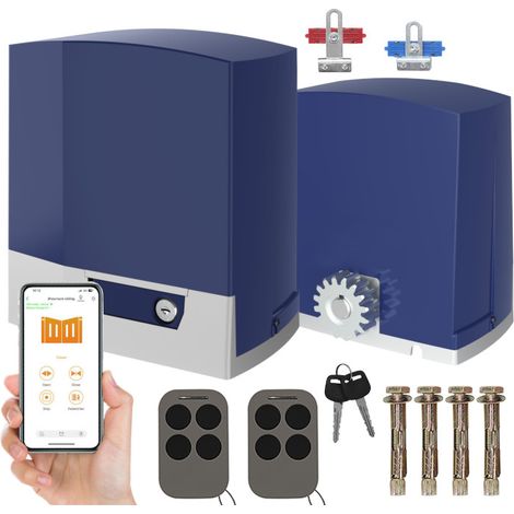 Schiebetorantrieb-Set, 1000 kg Stellantrieb, WLAN, automatische Anwendung (1/5)