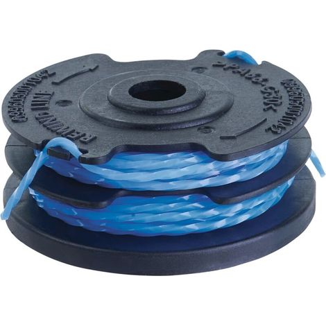 Lot de 2 Bobines Double Fil 1,5mm RAC110 pour Coupe-Bordures RLT4025