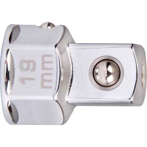 KING TONY - Adaptateur douilles 1/2" sur clé mixte à cliquet 19mm (1/3)