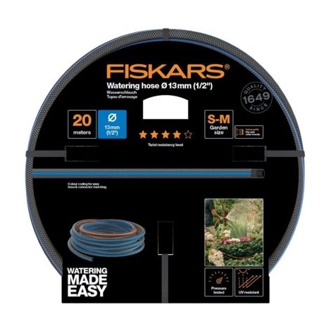 Fiskars 20 Meter UV-beständiger Gartenschlauch (1/2)