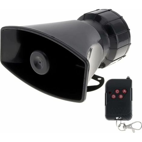 klaxon d'alarme sans fil à télécommande pour moto ou voiture (1/5)