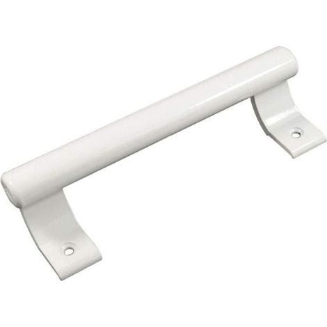 200mm alliage d'aluminium poignée de porte coulissante balcon poignée de porte en verre armoire de salle de bain poignée de porte entrepôt poignée de porte poignée en métal moderne (Blanc) (1/5)