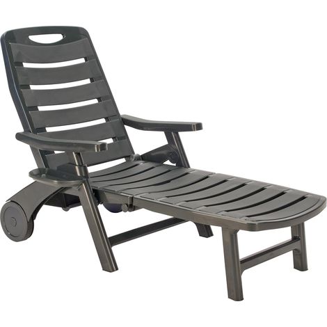 Lettino pieghevole in plastica per piscina e spiaggia PREMIERE Grand Soleil (1/6)