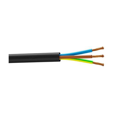Rollo de 100 metros manguera negra 3x1,5mm² 1kV (1/2)
