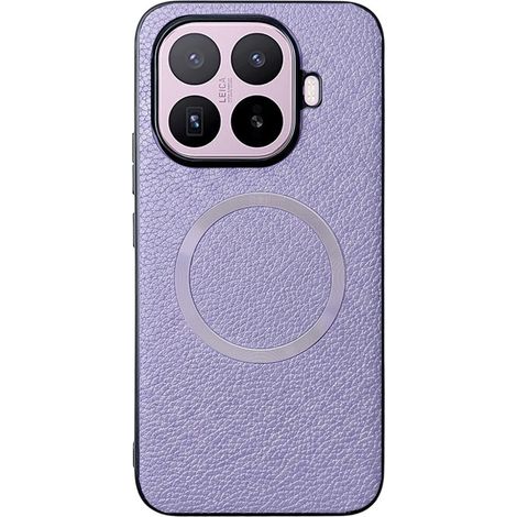 Funda para Xiaomi 17T, híbrida de piel, para MagSafe, morada (1/5)