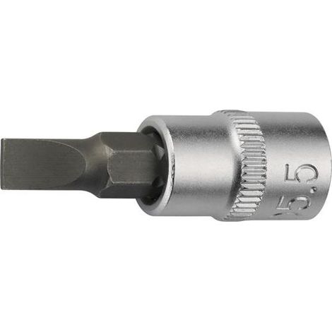 TECWERK Steckschlüsseleinsatz 1/4 Zoll Schlitz 5,5mm L.32mm TECWERK
