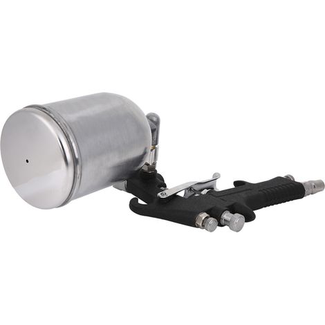 Pistolet à peinture pneumatique Black Diamond Matte F‑75‑G Diamètre du pot supérieur 0,1 po (1/5)