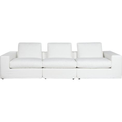 Sofa Poliester Pluma 286X95,5X57 Blanco (1/5)