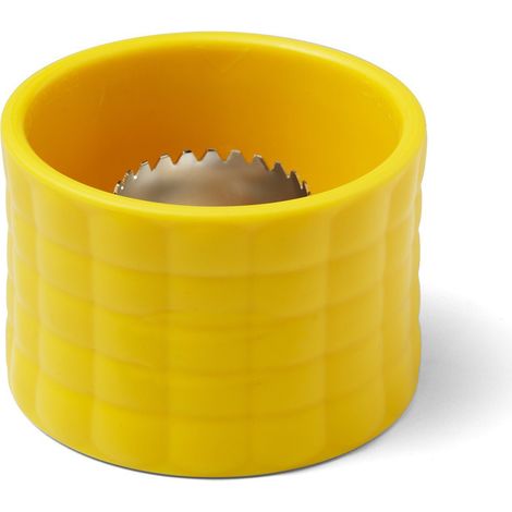 Éplucheur à maïs, outil pour égrener le maïs, ustensiles de cuisine, lame intérieure en acier inoxydable 304, plus pratique et rapide, jaune (1/5)