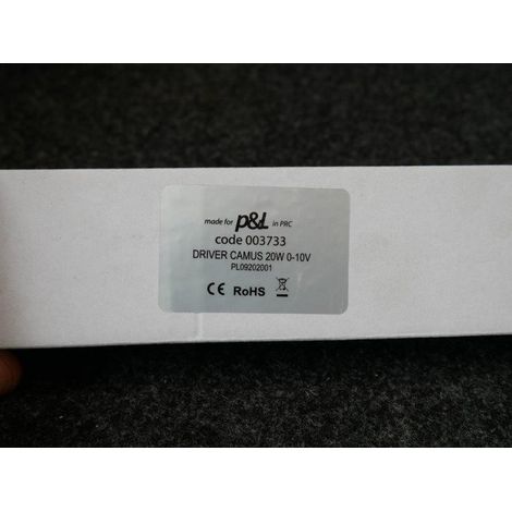 Alimentation driver LED 230V / 27-42Vdc 500mA pour luminaire 20W série Camus 2 TRAJECTOIRE (1/4)