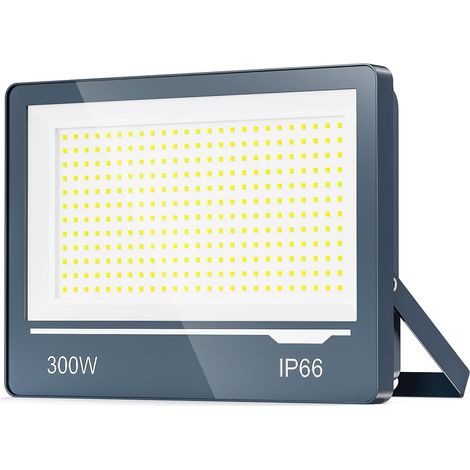 Spot LED Extérieur 300W Blanc Froid - 30000LM 6500K IP66 Projecteur LED Extérieur Etanche Lampe Phare Halogene Exterieur Jardin Terrasse(1 Pièce) (1/5)