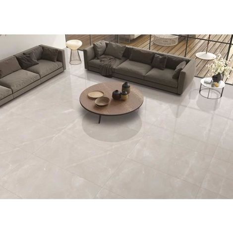 Carrelage effet marbre NATURAL ARMANI LIGHT GREY 60X120CM Paquet de 1.44 m2