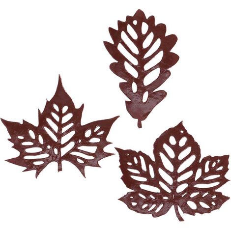 Pas japonais en fonte Feuilles (Lot de 3) (1/4)