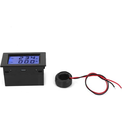 D85-2042A LCD double affichage tension ampèremètre AC80-300V 200-450V 0.1-100A avec transformateur de courant (1/5)