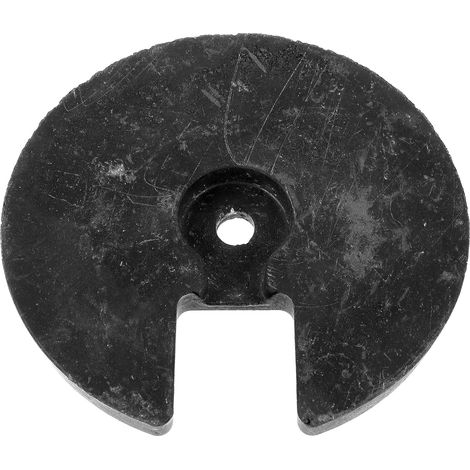 Pied de Lampe Passage Câble Rond Noir en Plastique Table et (1/5)