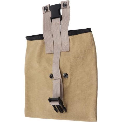 Food foraging bag (khaki), easy-to-clean Oxford fabric, portable orchard mushroom picking bag with wide opening (1/5)