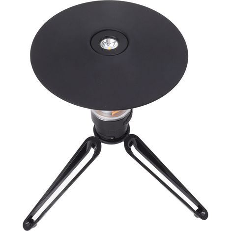 Tragbare LED-Campinglampe, wasserdichte Outdoor-Nachtleuchte, wiederaufladbare Zeltlampe, Camping-Stativlampe mit Regenschutz, weiß (1/4)