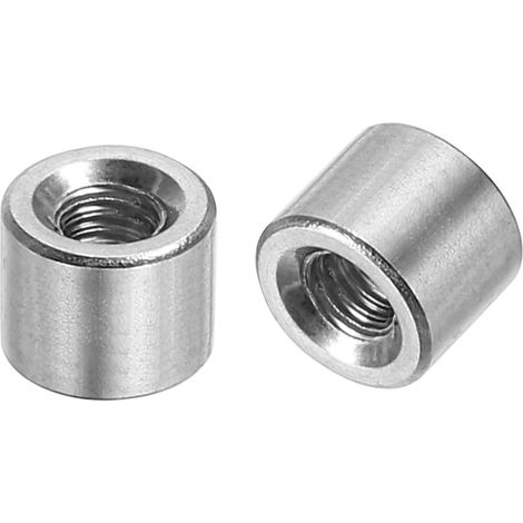 20Pcs Écrous de Raccordement M4 Ronds pour Support M4x8x8mm (1/5)