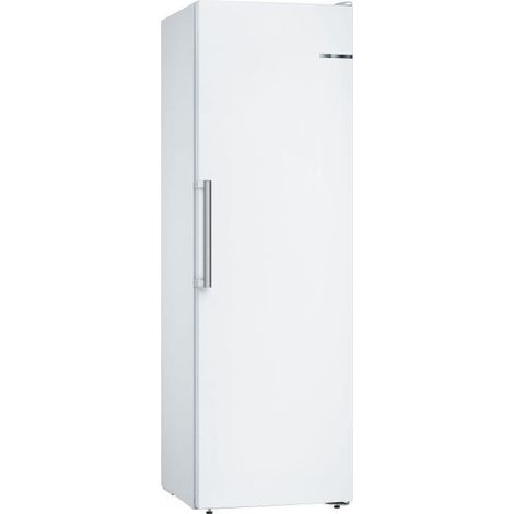 Bosch – Congélateur armoire 242 L – Classe E – Technologie No Frost – Dimensions 186 x 60 x 65 cm – Blanc (1/5)