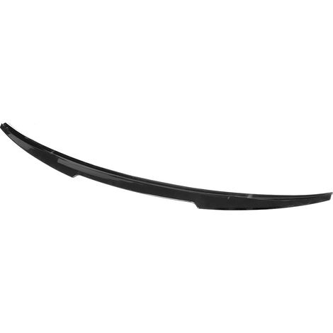 Hochglanzschwarzer Heckflügel für Audi A3 S3 8V Limousine, V-förmiger Spoiler mit hohem Auftrieb.