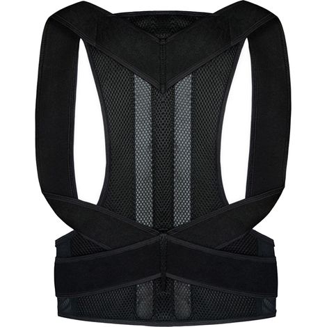 1 Ceinture de maintien lombaire, plaque de support ajustable, correction posture, homme et femme, usage quotidien (1/5)